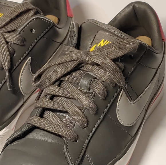 Women's Genuine Leather Nike Sneakers - Picture 7 of 10